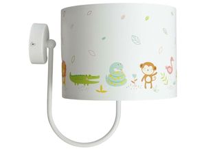 5906742026795 - F-570k-A Kinderzimmerlampe Wandleuchte sweet dreams 1xE27 max40W pvc mit UV-Farbdruck weiß mehrfarbig H27cm Ø225cm dimmbar - Bps Koncept