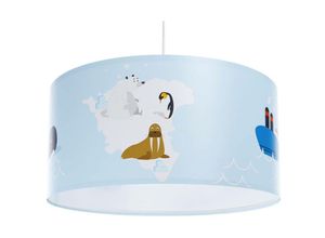 5906742026870 - F-600k-A Kinderzimmerlampe Hängeleuchte sweet dreams 1xE27 max40W pvc mit UV-Farbdruck weiß mehrfarbig H102cm Ø30cm dimmbar - Bps Koncept