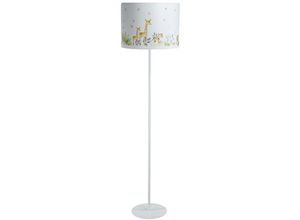 5906742028478 - 030-560-60 Kinderzimmerlampe Stehleuchte sweet dreams 1xE27 max40W pvc mit UV-Farbdruck weiß mehrfarbig H150cm Ø40cm mit Fußtrittschalter - Bps