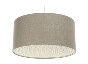 5906742029635 - 0N0-026-70 Hängeleuchte boho elegant E27 2x40W Hanf natürlich auf PVC-Kunststoff mit Rattan Diffusor grau H100cm Ø70cm dimmbar - Bps Koncept