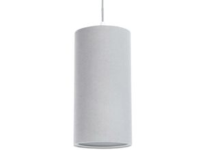 5906742033267 - 0T0-019-15w20 Hängeleuchte jasmin bebe E27 max1X60W Hanfgewebe grau auf PVC-Kunststoff innen hellgrau H102cm Ø15cm dimmbar - Bps Koncept