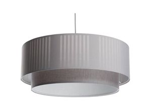 5906742034097 - 061-134-40 Hängeleuchte lami line 1xE27 max60W H86cm Ø40cm Stoff fragil grau auf PP-Kunststoff dimmbar - Bps Koncept