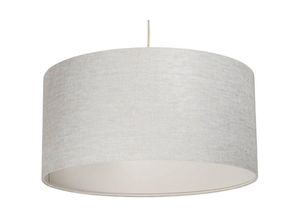 5906742035360 - 0E0-205-50 Hängeleuchte linen light 1xE27 max60W Leinen hellbeige auf pvc crème H95cm Ø50cm dimmbar - Bps Koncept