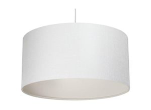 5906742035391 - 0E0-206-40 Hängeleuchte linen light 1xE27 max60W Leinen weiß auf pvc crème H90cm Ø40cm dimmbar - Bps Koncept