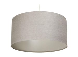 5906742035520 - 0E0-209-50 Hängeleuchte linen light 1xE27 max60W Leinen crème auf pvc beige H95cm Ø50cm dimmbar - Bps Koncept