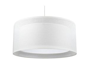 5906742035650 - 0MGO-002-50 Hängeleuchte linen light 1xE27 max60W Leinen weiß auf pvc transluzent crème H95cm Ø50cm dimmbar - Bps Koncept