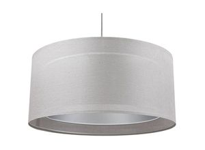 5906742035681 - 0MGO-003-60 Hängeleuchte linen light 1xE27 max60W Leinen hellgrau auf pvc transluzent crème H98cm Ø60cm dimmbar - Bps Koncept