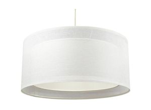 5906742035698 - 0MGO-004-50 Hängeleuchte linen light 1xE27 max60W Leinen crème auf pvc transluzent H95cm Ø50cm dimmbar - Bps Koncept