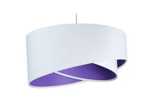 5906742040074 - 060-068 Hängeleuchte Galaxy weiß violett 1 x E27 ø 50cm H105cm dimmbar - Bps Koncept