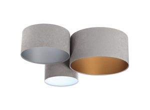 5906742041989 - 080-01-014 Deckenleuchte Trio Grau Weiß Silber Gold 3 x E27 L91cm H30cm dimmbar - Bps Koncept