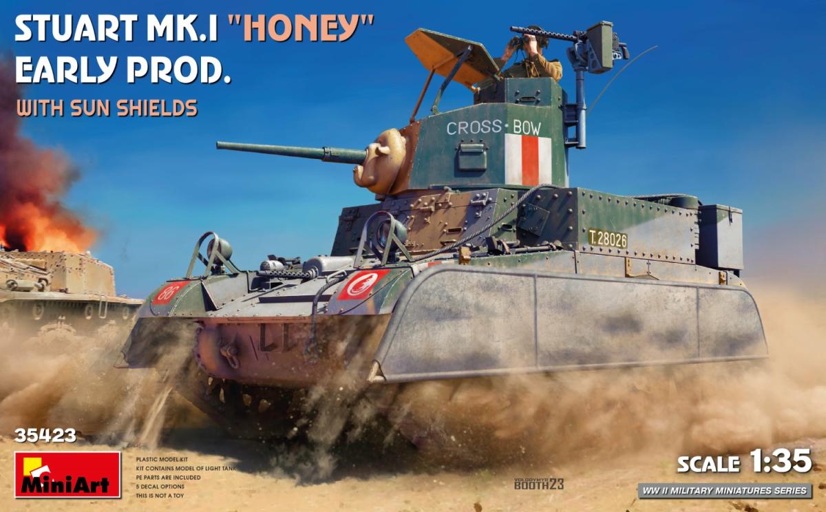 5906852927524 - US M3 Stuart MkI Honey Early Production 5906852927524 - US M3 Stuart MkI Honey Early Production