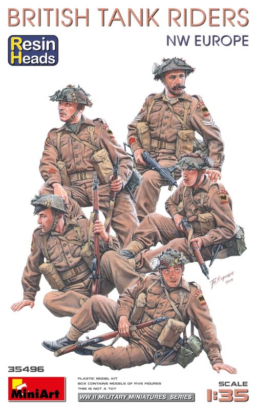 5906852927548 - Britische aufgesessene Infanterie Nordwesteuropa (5 Figuren)