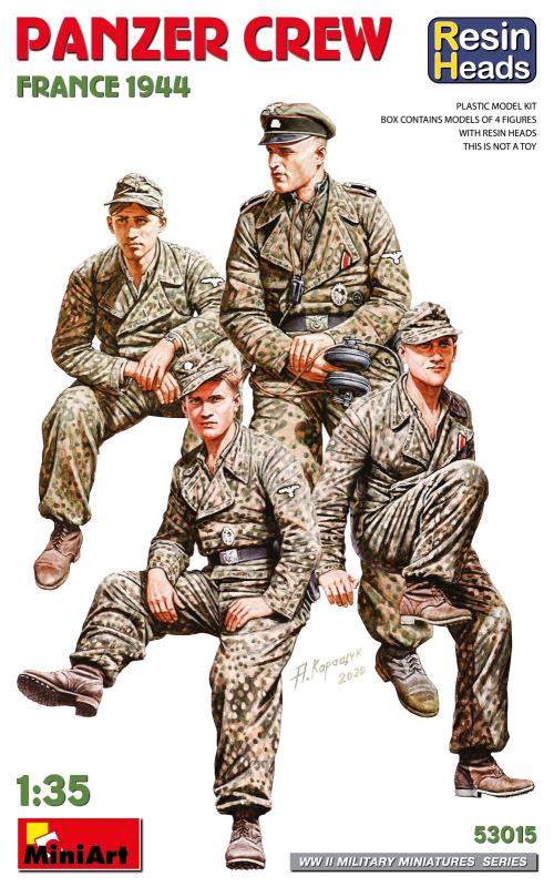 5906852927609 - Deutsche Panzer Crew - France 1944 (4 Figuren)
