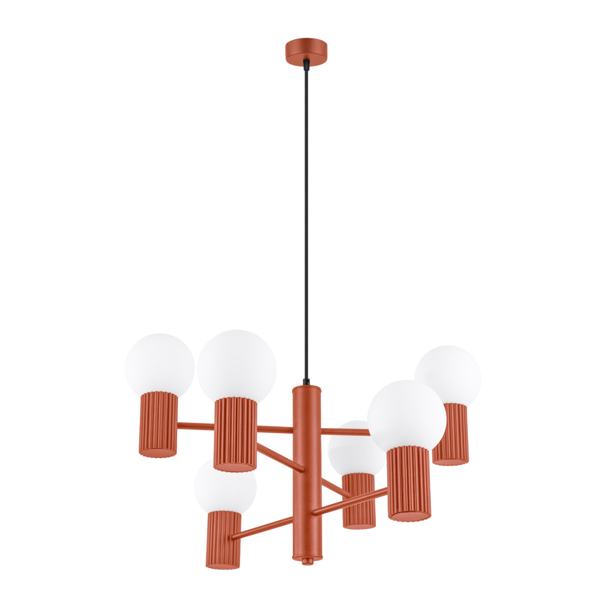 5907073075674 - Kronleuchter HALO 6 roter Ocker
