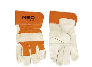 5907558406825 - Neo Tools - Arbeitshandschuhe Leder Gr 10 Industriequalität - Weiß