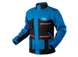 5907558435122 - Neo Tools - Neo Arbeitsjacke 100% Baumwolle schwarz blau hd+ xl - blau schwarz