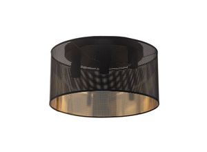 5907565952476 - Deckenlampe Jovin 3-flammig 1 Schirm schwarz gold