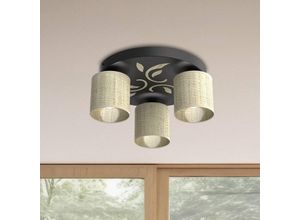 5907565997231 - Deckenlampe Adeline Rattanschirme 3-fl rund