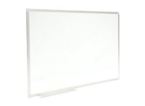 5907627382746 - Whiteboard Wandmontiert Magnetisch Lackierter Stahl Einseitig 45 (B) x 60 (H) cm Weiß