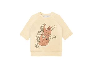 5907643955436 - Dear Sophie - Sweatshirt BIRDIE SHORTSLEEVE in yellow Gr110 116