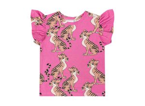 5907643961369 - Dear Sophie - Tank-Top FRILL - TIGER in pink Gr110 116