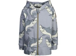 5907643963400 - Dear Sophie - Kapuzen-Sweatjacke SHARK in blue Gr98 104