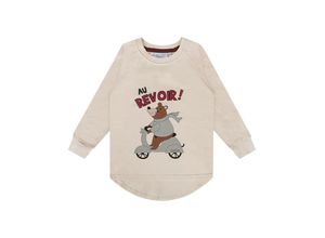 5907643974147 - Dear Sophie - Sweatshirt MOTOBEAR in ecru Gr110 116