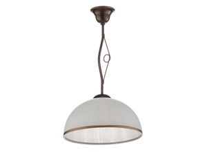 5907687400503 - Lamkur Lighting - Lamkur Retro Dome Pendel-Deckenleuchten Braun 1x E27