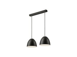 5907687428439 - Lamkur Lighting - Lamkur Livia Stab-Pendel-Deckenleuchte Graphit 2x E27