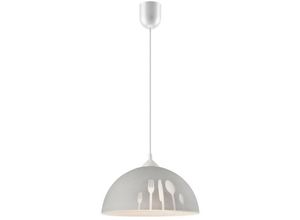 5907687431262 - Lamkur Lighting - Lamkur Dome Pendants Deckenleuchte Grau 1x E27