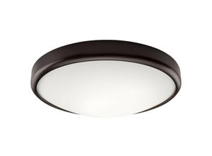 5907687432665 - Lamkur Lighting - Lamkur Round Simple Flush Deckenleuchte Wenge 2x E27