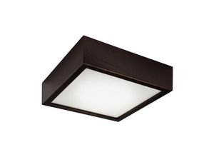 5907687432696 - Lamkur Lighting - Lamkur Square Simple Flush Deckenleuchte Wenge 1x E27