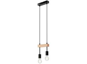 5907687433662 - Lamkur Lighting - Lamkur Orazio Industrial Scheinwerferleiste Schwarz 2x E27