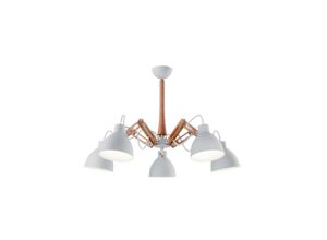 5907687434607 - Lamkur Lighting - Lamkur Marcello Adjustable Mehrarm-Pendel-Deckenleuchte Rustic 5x E27