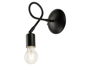 5907687435468 - Lamkur Lighting - Lamkur Harry Flexi Harry Wandleuchte Schwarz 1x E27