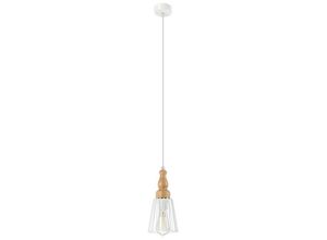 5907687436595 - Lamkur Lighting - Lamkur Ingrid Dome Pendel-Deckenleuchten Weiß 1x E27