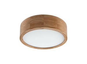 5907687438087 - Lamkur Lighting - Lamkur Led Integrated Round Zylindrische Deckenleuchte Eiche