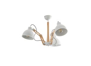 5907687438247 - Lamkur Lighting - Lamkur Marcello Adjustable Mehrarm-Pendel-Deckenleuchte Weiß 3x E27