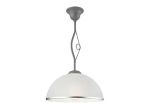 5907687439374 - Lamkur Lighting - Retro Ii New Colours Kuppel-Pendel-Deckenleuchten Silber 1x E27