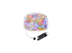 5907719414577 - Lichtervorhang Lichterkette 480 LEDs 51 m Multicolor 8 Funktionen Stromversorgung Indoor Outdoor - Springos