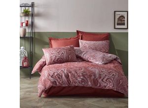 5907761089976 - Baumwollbettwäsche MARBLE TERRA 220x200 COTTONLOVE JACQUARD