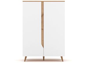 5907763647327 - Highboard im Skandinavischen Stil mit 2 Türen L90 x H132 cm - Tree