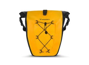 5907769301476 - Wozinsky wasserdichte Fahrradtasche Kofferraumtasche Gepäcktasche 25l Gelb