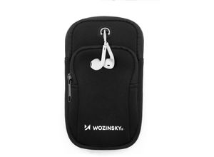 5907769306815 - Laufband für Handys Armband Handytasche flexibles und wasserdichtes Gerät Schwarz - Wozinsky