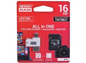 5908267930267 - Dormigood - Goodram M1A4-0160R12 Speicherkarte 16 gb MicroSDHC Klasse 10 uhs-i - Black