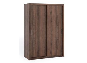 5908291898595 - Schiebetürenschrank Berti 2-türiger Kleiderschrank B150 x H215 x T62 cm Monastery - Furnix