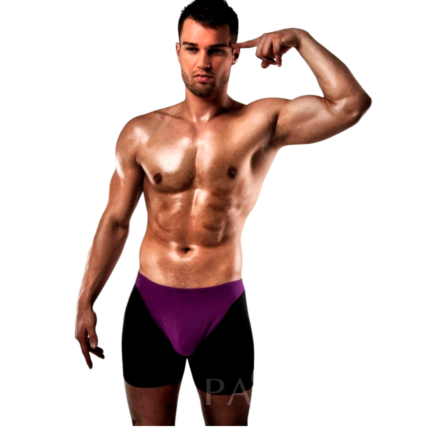 5908305907534 - PASSION - BOXER 009 LILA SCHWARZ EROTISCHE LINGERIE S M 5908305907534 - PASSION - BOXER 009 LILA SCHWARZ EROTISCHE LINGERIE S M