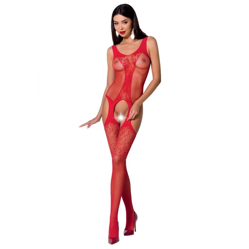 5908305951674 - PASSION - WOMAN BS072 BODYSTOCKING EINE GRÖSSE SCHWARZ