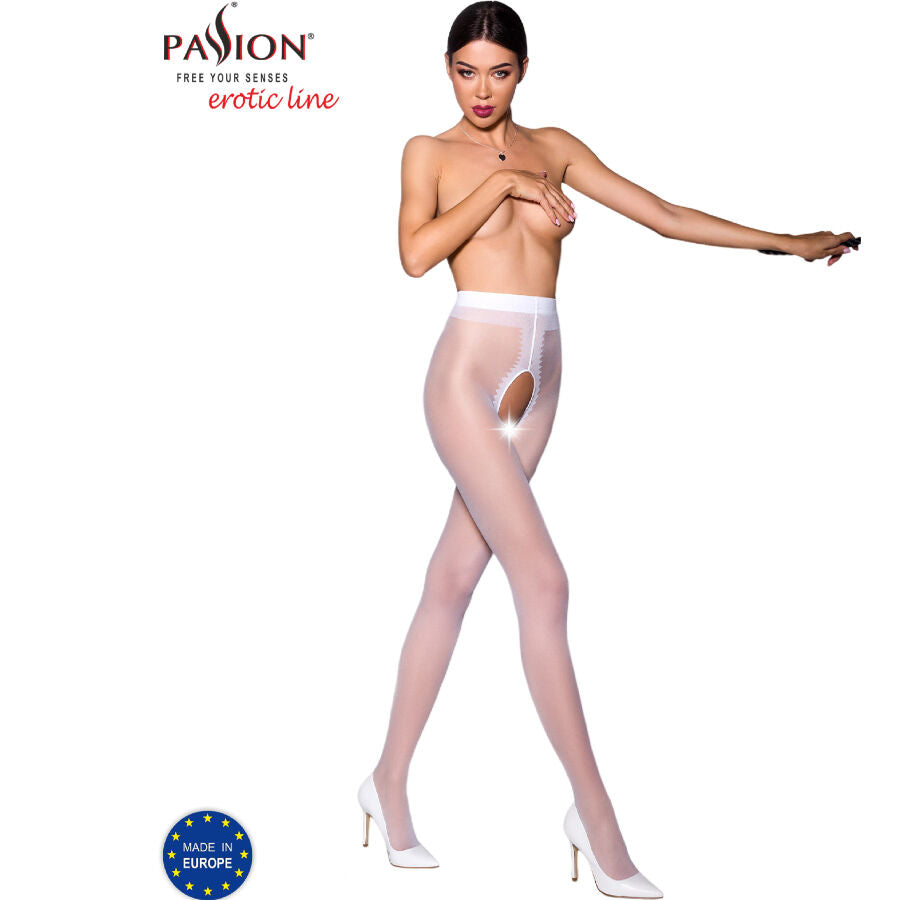 5908305955221 - PASSION - TIOPEN 007 WEISSE STRUMPFHOSE 1 2 20 DEN