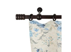 5949127108556 - Gardinenstange »Pisa« 1 läufig-läufig Fixmass 28 mm Holz verschiedene Längen und Farben Komplettset